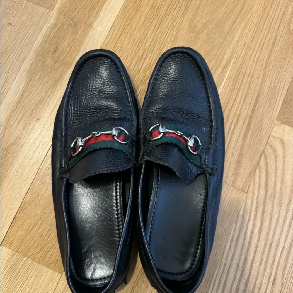 Gucci leather drivers sz 7